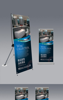 建材装饰城X展架纸制品的优势与应用